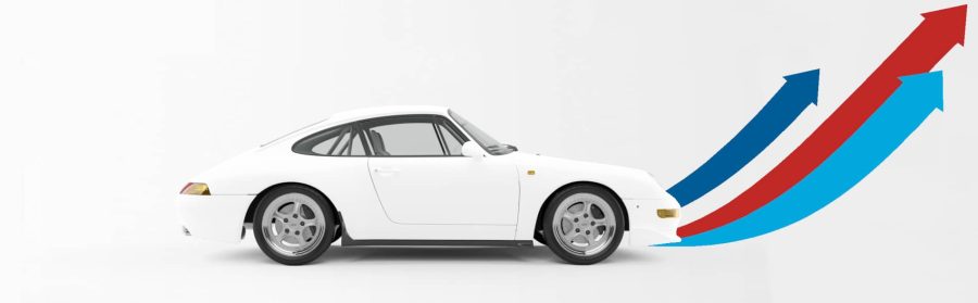 cote porsche 911 964 993